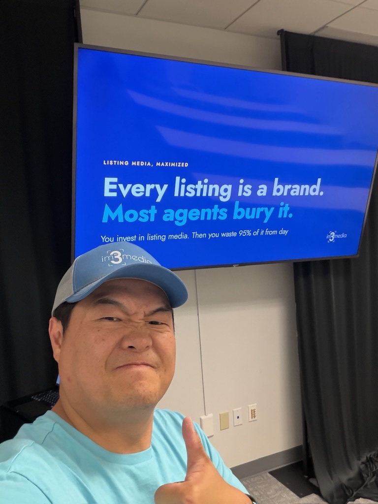 Jae Koh presenting to agents: every listing is a brand, most agents bury it